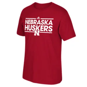 Nebraska Cornhuskers Adidas Red Dassler Go-To Tee