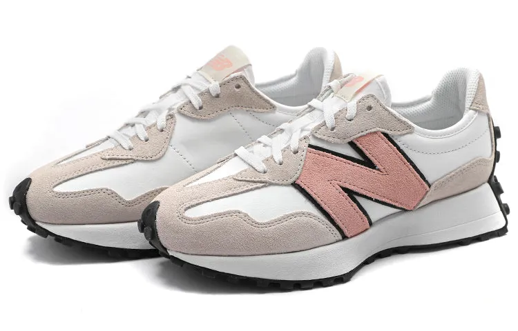 New Balance 327 sneakers, white/pink