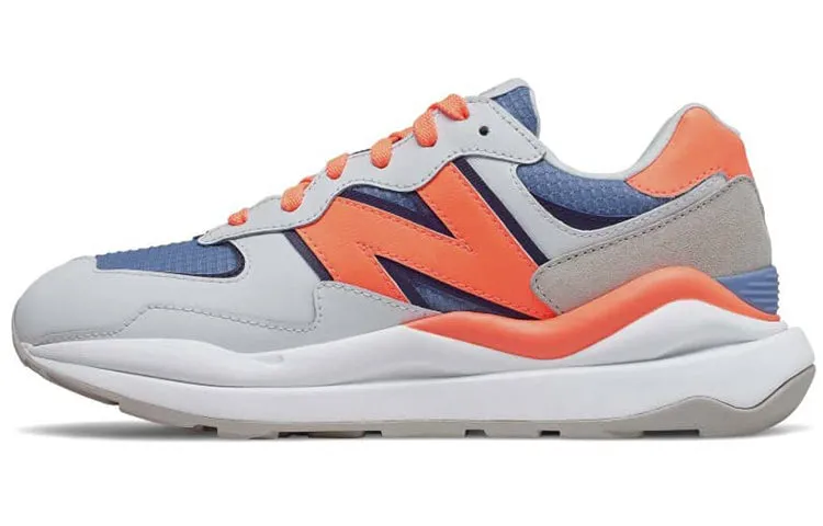 New Balance 57/40 sneakers, white/orange/blue