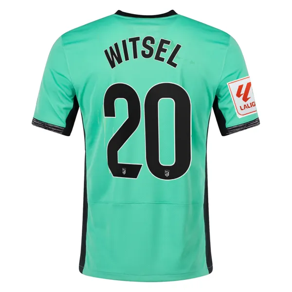 Nike Atletico Madrid Axel Witsel Third Jersey w/ La Liga Patch 23/24 (Spring Green/Black)