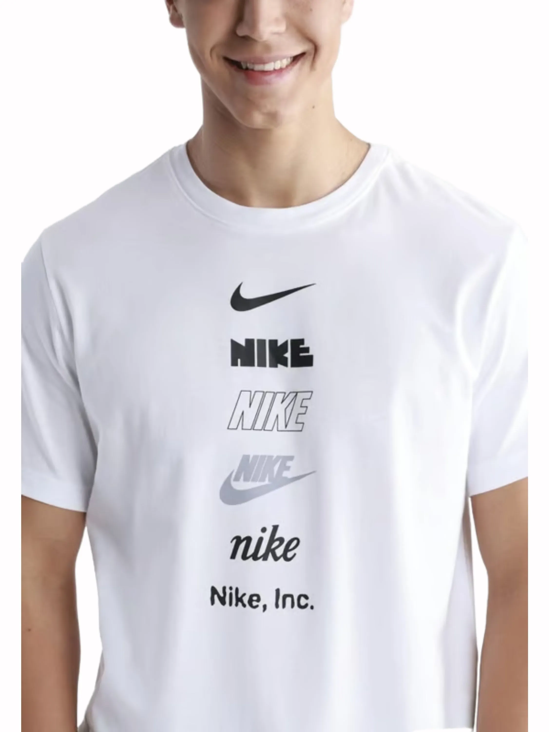 Nike | Mens Stacked Logo Crew Neck T-Shirt