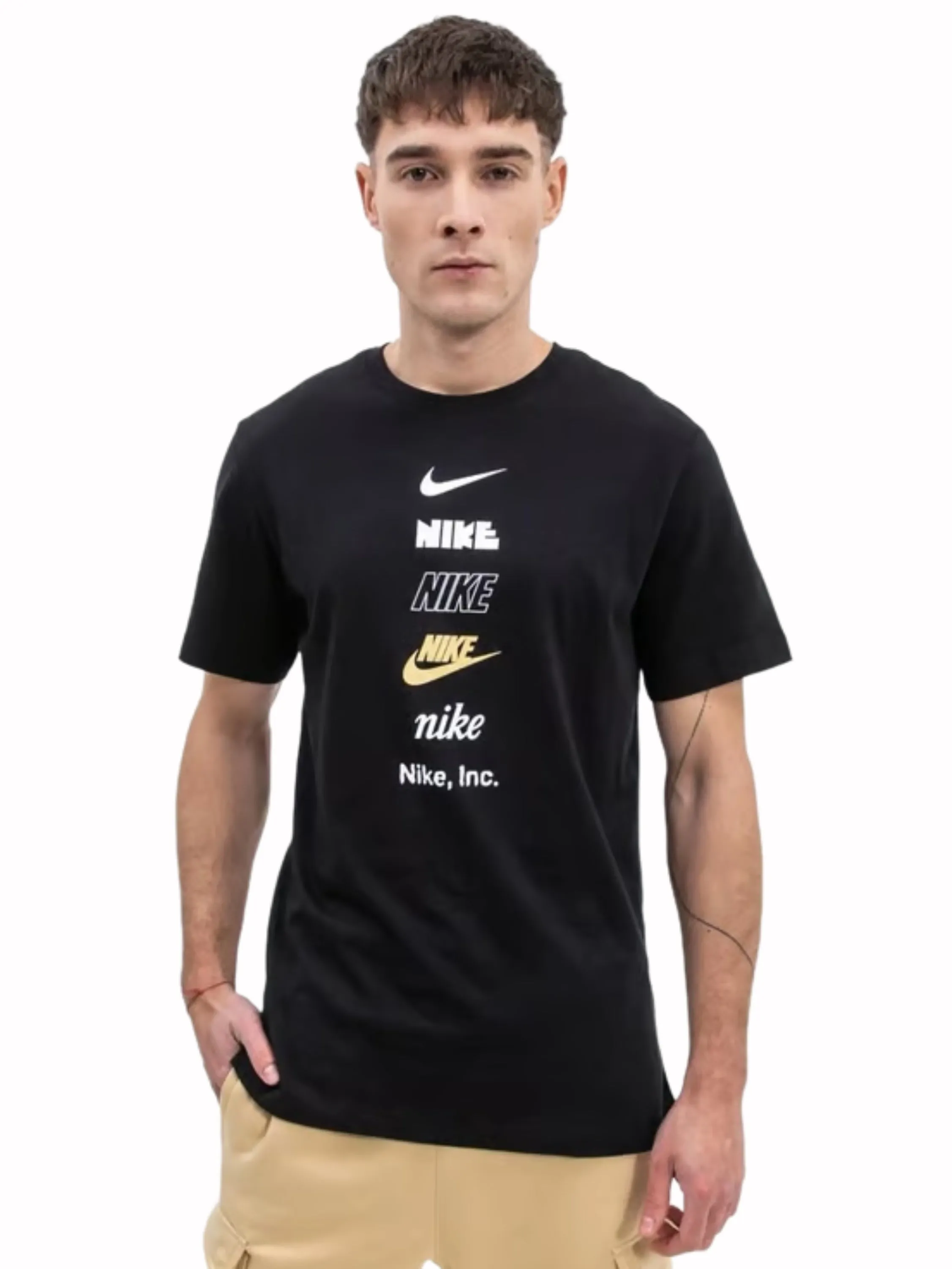 Nike | Mens Stacked Logo Crew Neck T-Shirt