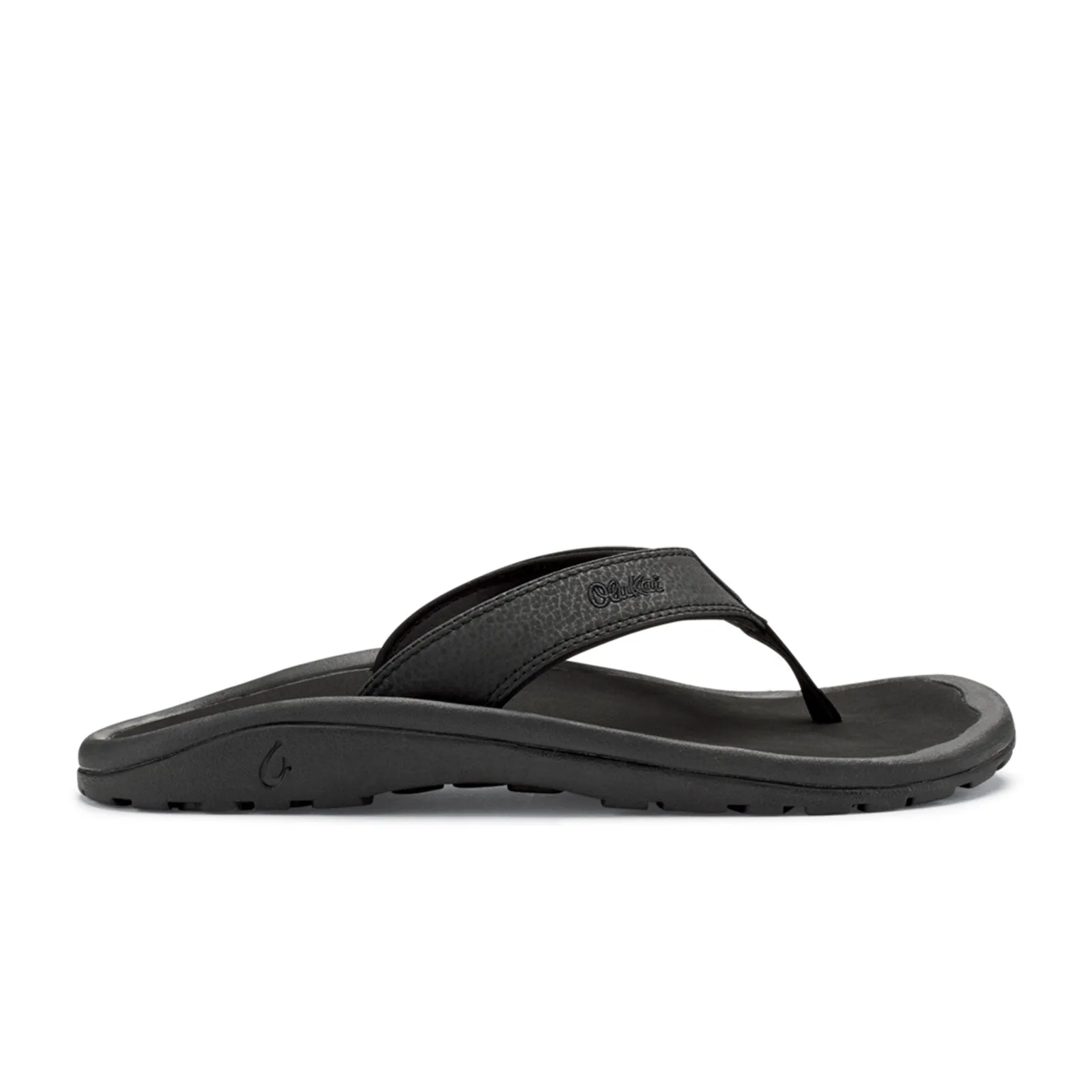 OluKai 'Ohana Sandal (Men) - Black/Black