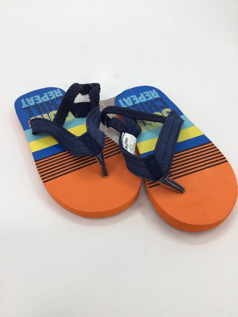 OshKosh B'gosh Child Size 7 Toddler Blue Sandals/Flip Flops