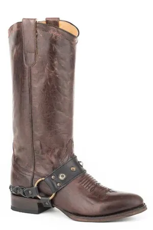 Roper Footwear Waxy Brown Selah Tall J-Toe Harness Boots for Women