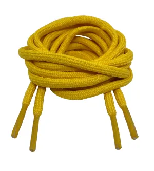 Round Yellow Shoelaces - 5mm wide