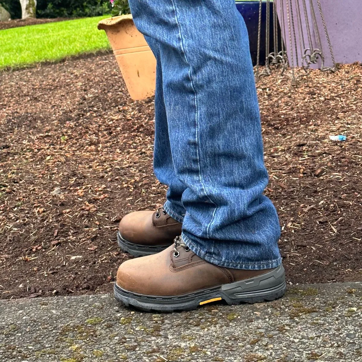 Sawhorse 6” Soft Toe Men’s Waterproof Work Boot - Brown