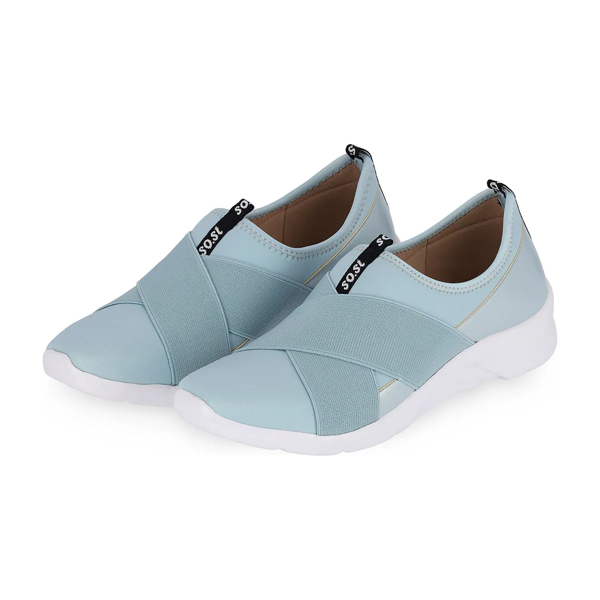 Sky Blue Sneakers for Women (S005028)