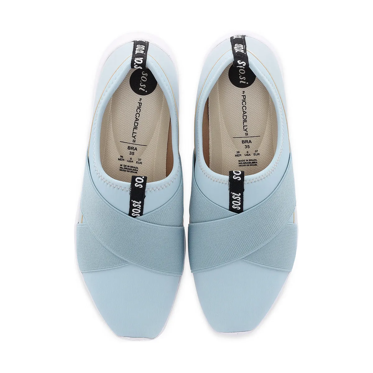 Sky Blue Sneakers for Women (S005028)