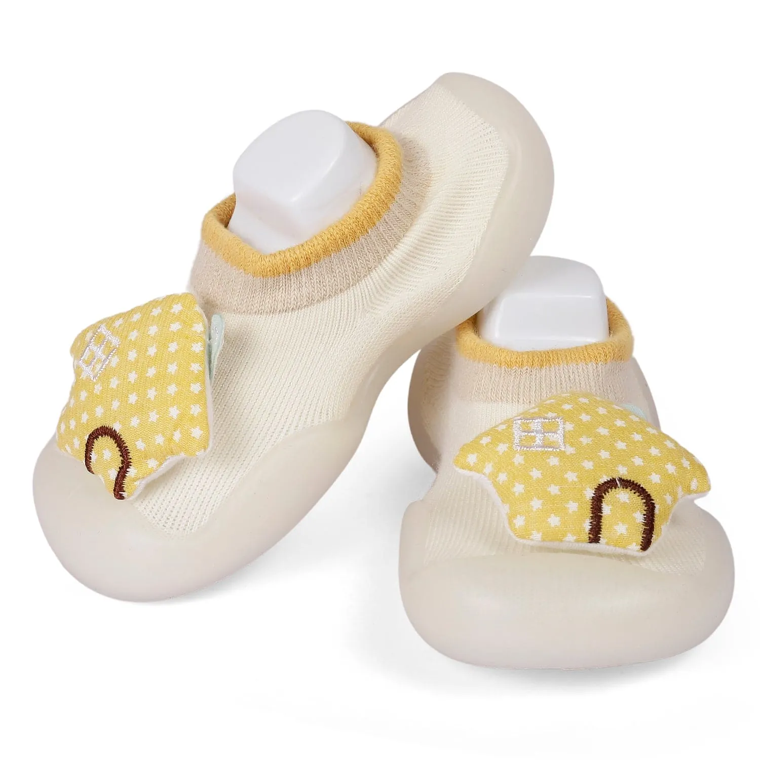 Slip-On Shoes 3D Happy Home Beige