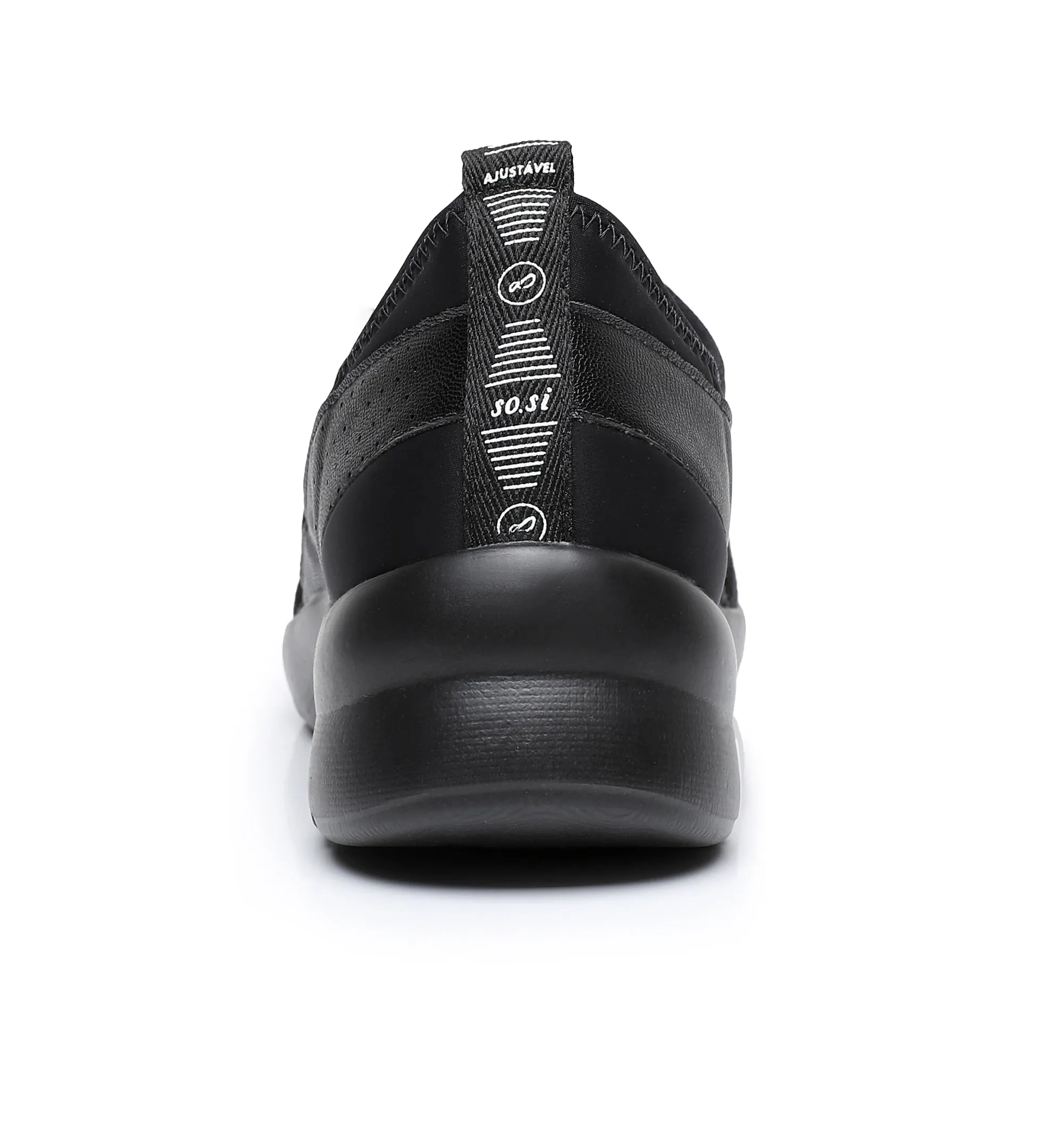 Slip-On Walking Sneakers -Black (S005034)