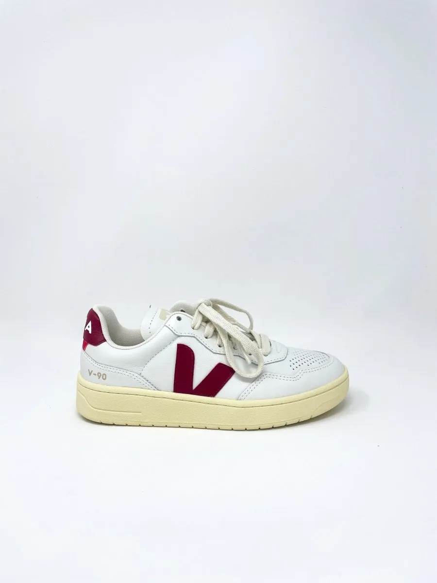 V-90 O.T. Leather Extra White Marsala