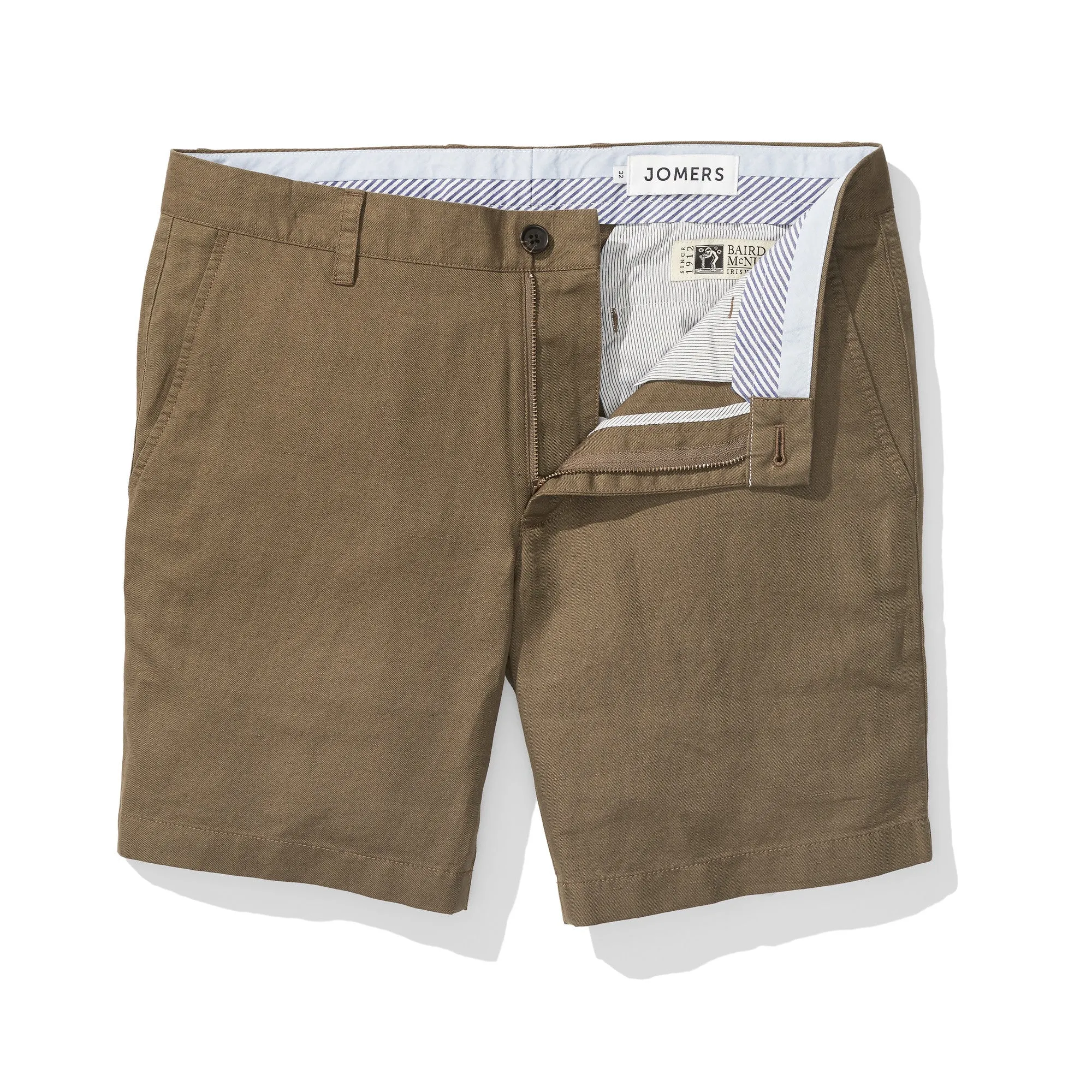 Vesey - Olive Baird McNutt Linen Shorts