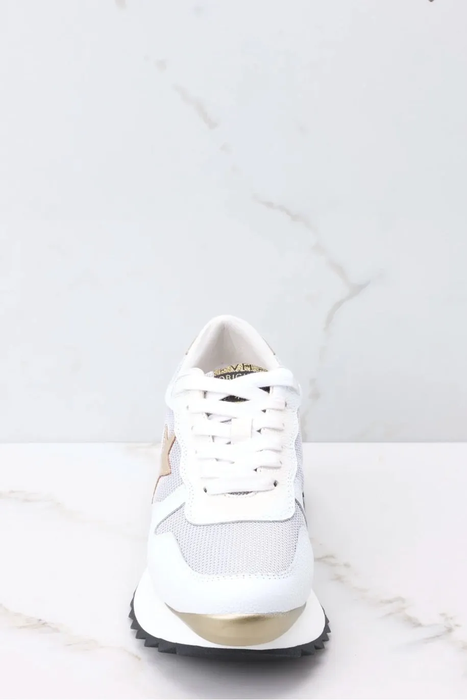 Vintage Havana Major 11 Chunky Sneaker ~ Gold/White Pebbled Mesh