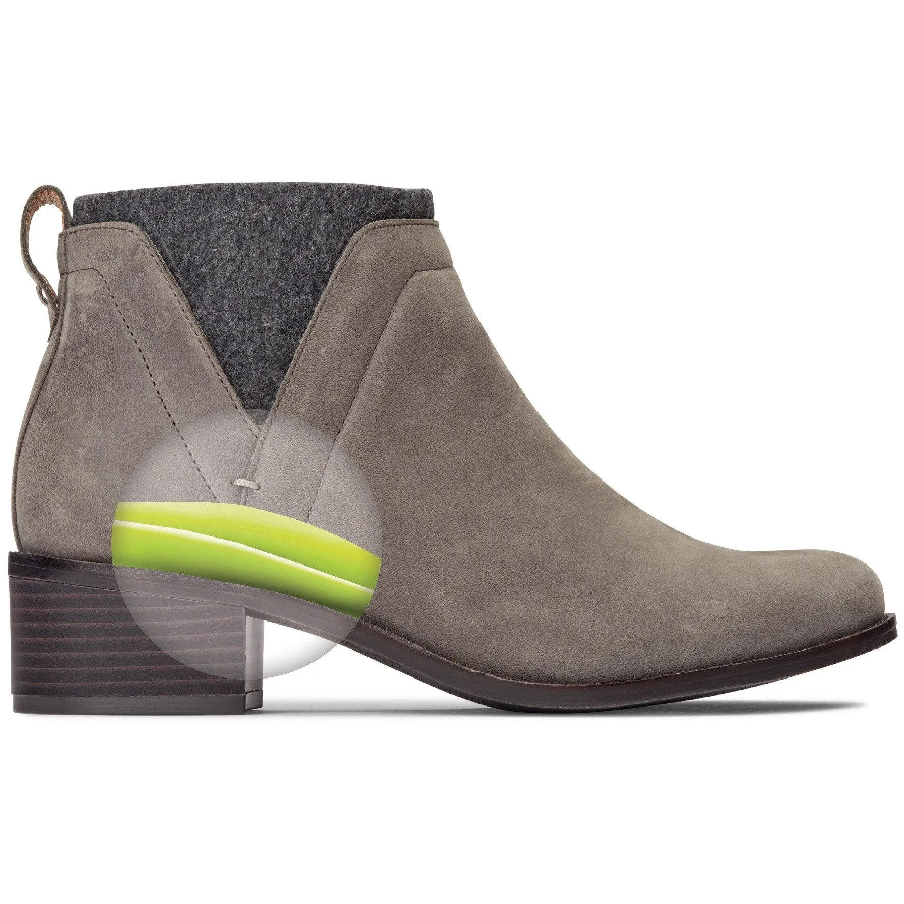 VIONIC HOPE JOSLYN BOOT CHARCOAL MEDIUM AND WIDE - FINAL SALE!