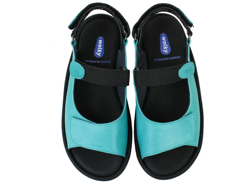 Wolky Sandals Jewel Turquoise