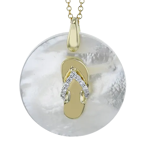 ZP1210 Pendant in 14k Gold with Diamonds